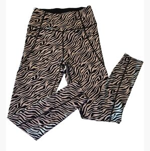 Victoria's Secret Black and White Animal Print Leggings